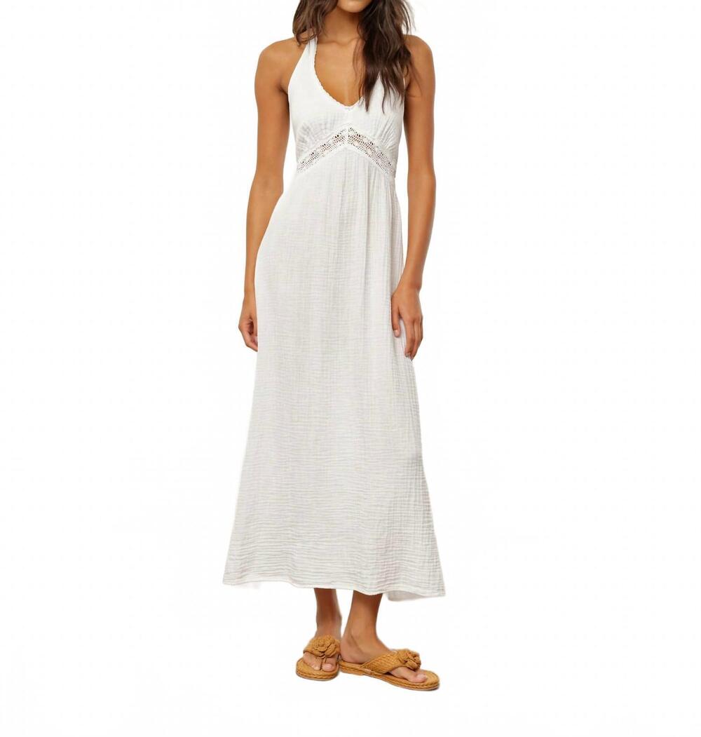 NEW XIRENA women's romy dress in white